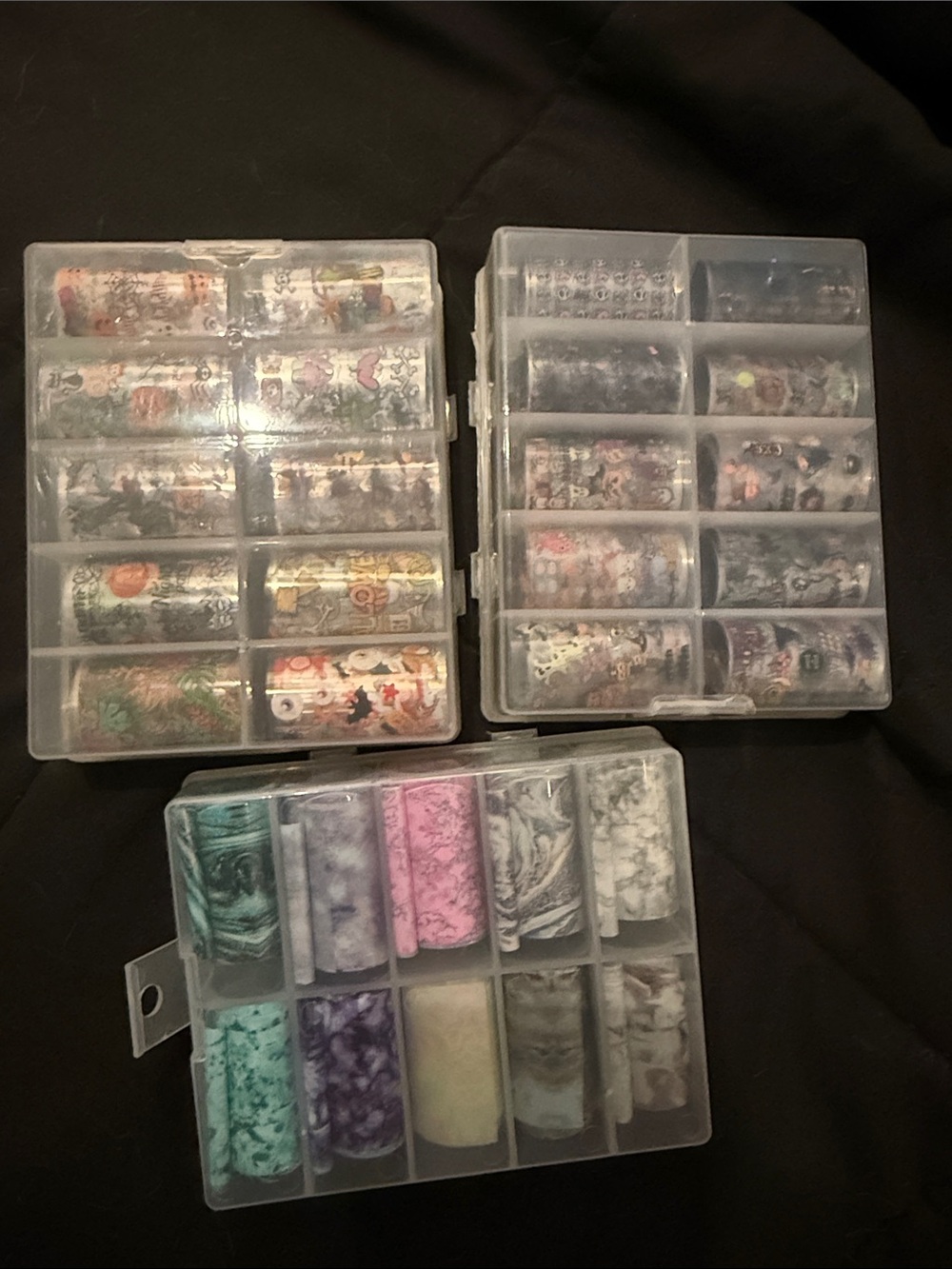 Nail foil- Halloween and Marble